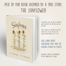 Load image into Gallery viewer, The Sunflower book by Krista Wigginton helps kids discover what essential oils are and why we use them